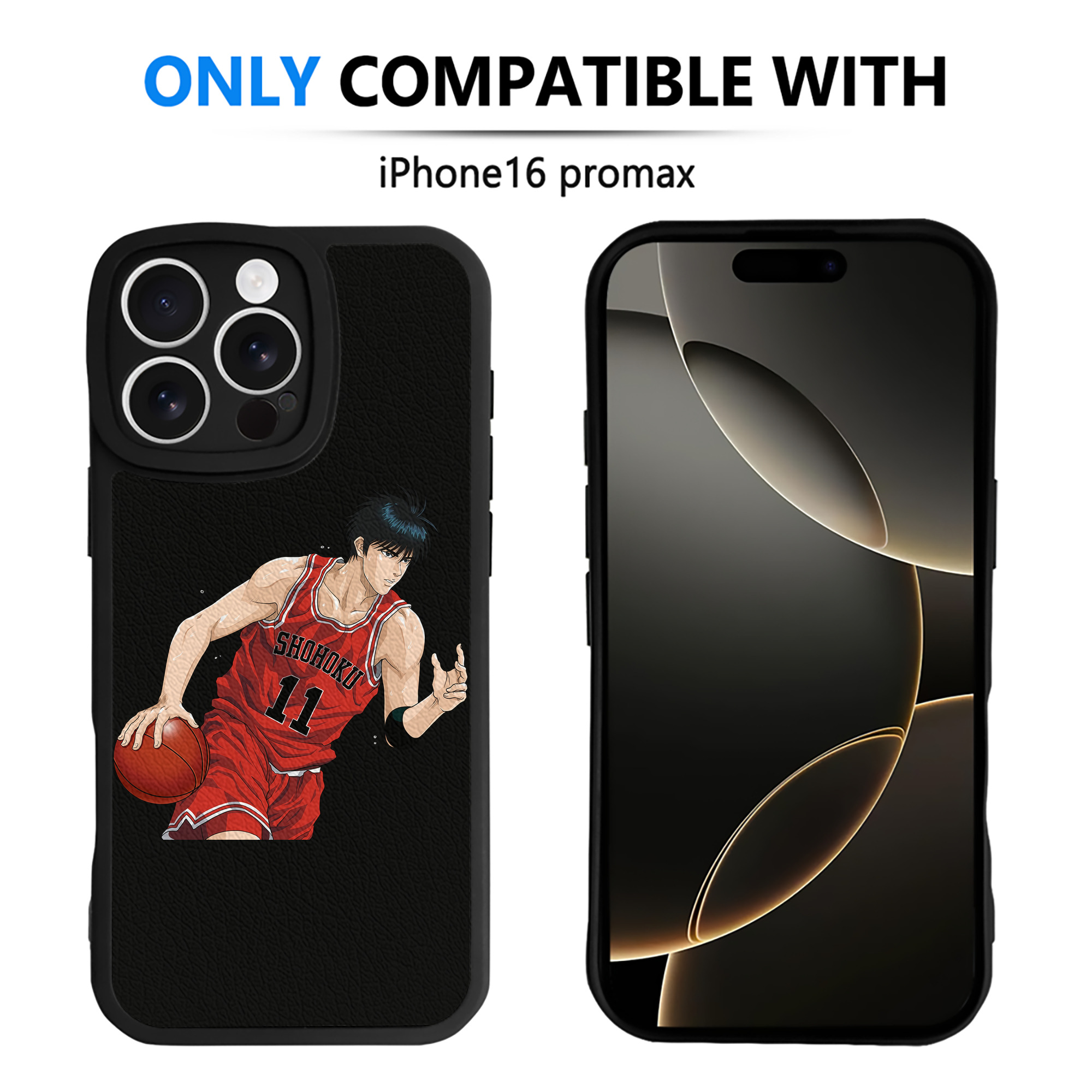 （画像用） SLAM DUNK／スラムダンク 【iPhone 16シリーズ対応】シリコンスマホケース（レザー調） 材質：シリコン